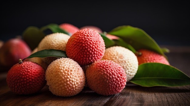 photo du fruit du litchi