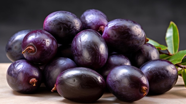 Photo photo du fruit jamun