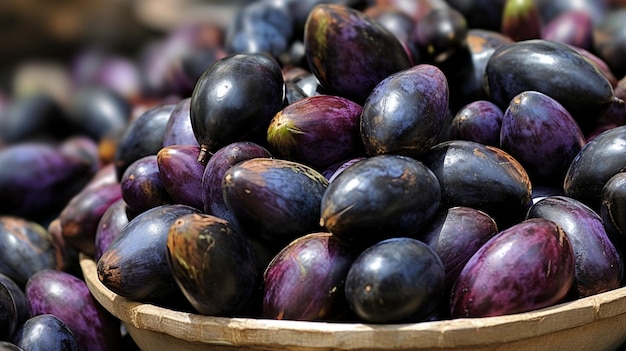 Photo photo du fruit jamun