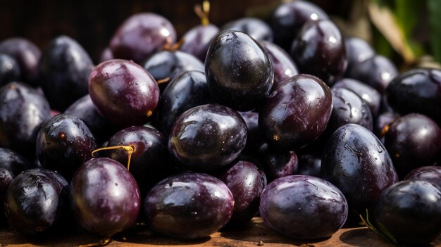 Photo photo du fruit jamun