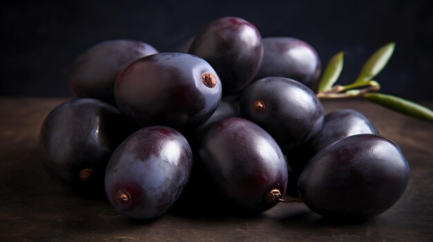 Photo photo du fruit jamun