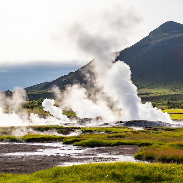 La photo du geyser