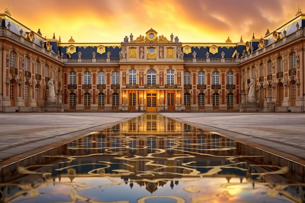 Photo du Palais de Versailles à Paris France