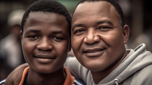 Photo du père et du fils.