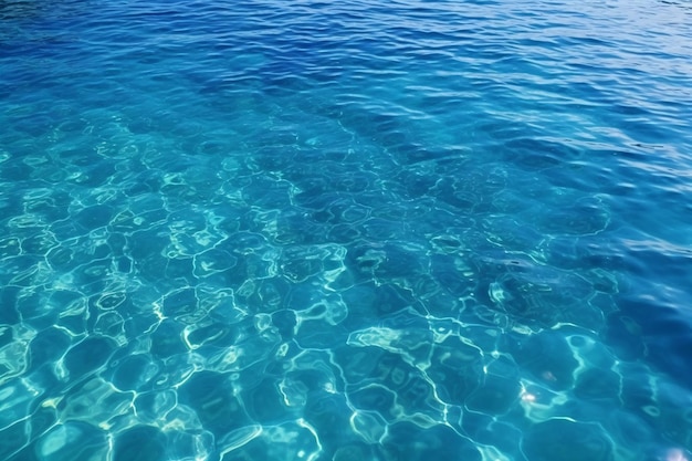 Une photo de l'eau dans la mer