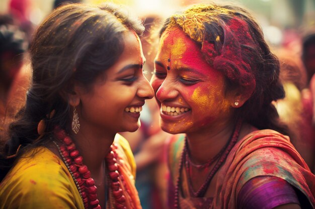 Une photo éblouissante du jour de Holi