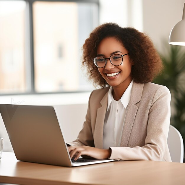 photo d'une entreprise de financement et d'emploi femme