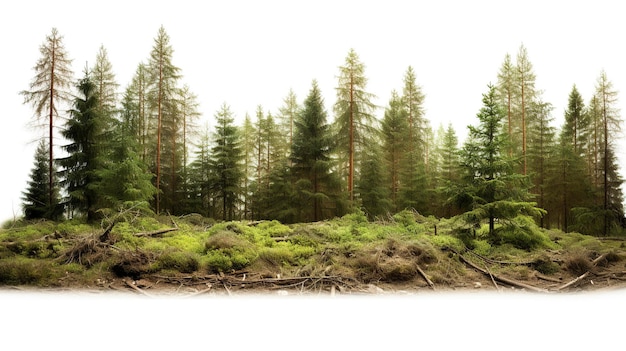 Photo une photo des études d'écologie forestière