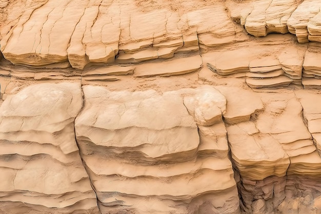 Une photo d'une falaise avec le mot vent dessus