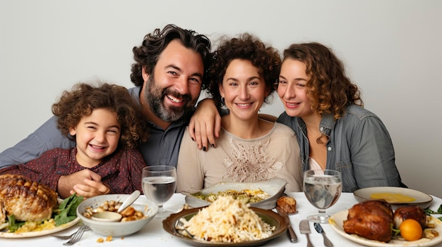 photo de famille fond blanc automne