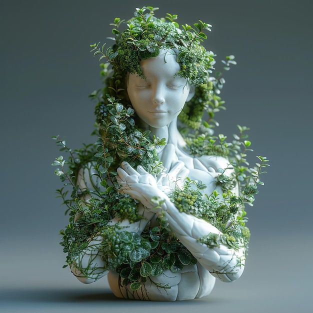 une photo de femmes avec des plantes