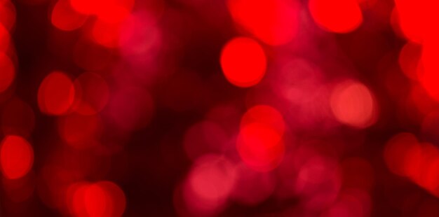 Photo de fond bokeh rouge brillant