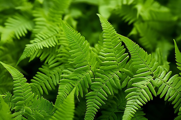 Photo de fond botanique avec des feuilles de fougère Fleur