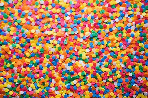 Une photo de fond de Rainbow Riot Confetti