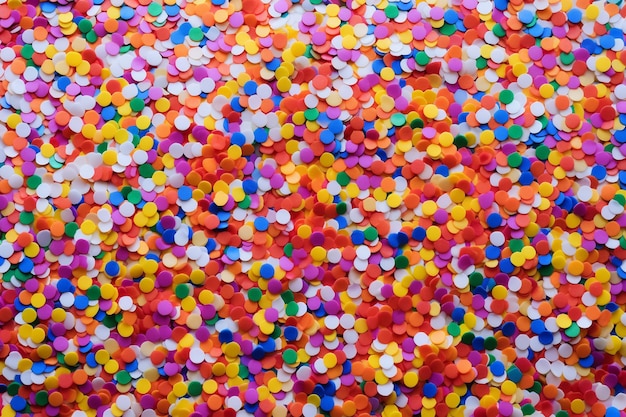 Une photo de fond de Rainbow Riot Confetti