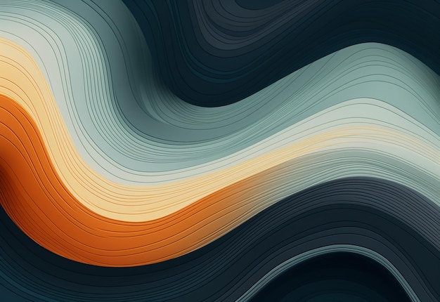 Photo de fond de vagues et de formes abstraites colorées