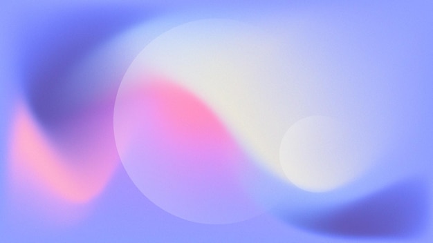 Photo fond web de texture de bruit dégradé coloré rose et violet et jaune avec des cercles