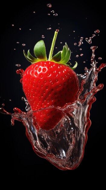 une photo de fraise