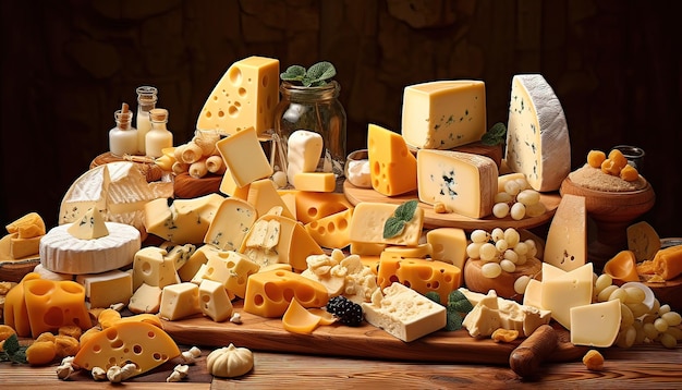 Une photo de fromage