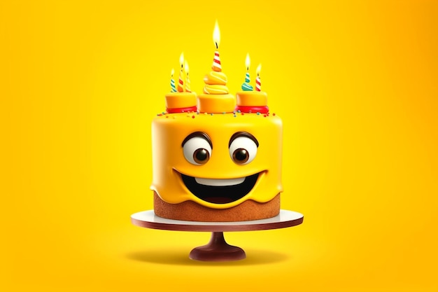 photo d'un gâteau d'anniversaire