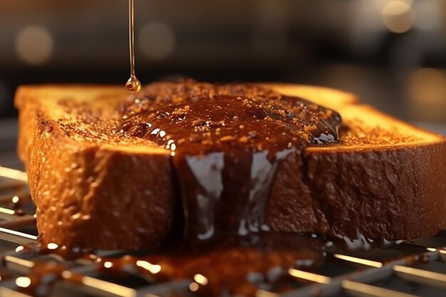 Photo une photo de gâteau délicieux