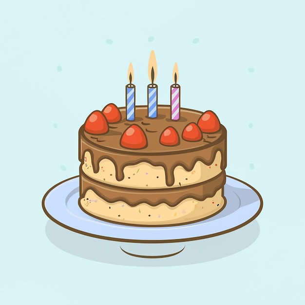 Une photo de gâteau.