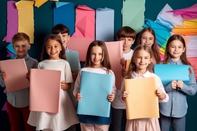 Photo gratuite élèves du primaire en classe