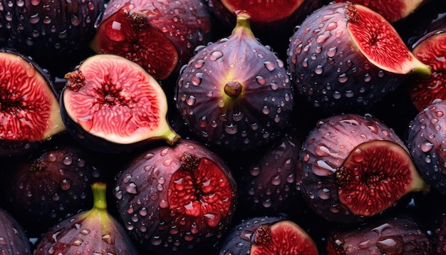 photo gratuite de figues fraîches figues fond de fruits