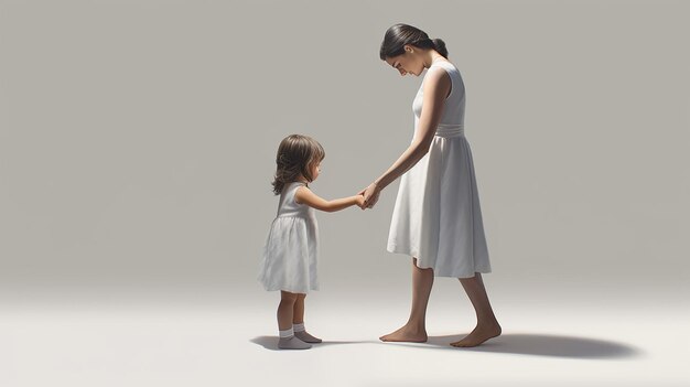 Photo une photo gratuite de mère avec son enfant