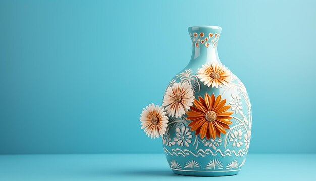 photo en gros plan de l'arrangement des vases modernes générateur par ai