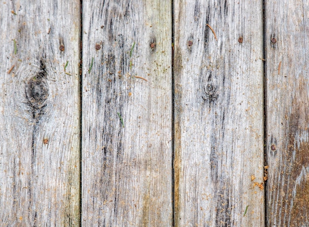 La photo en gros plan de la texture du bois de couleur grise de la clôture du conseil âgé