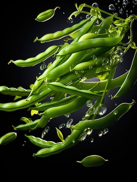 une photo de haricots verts