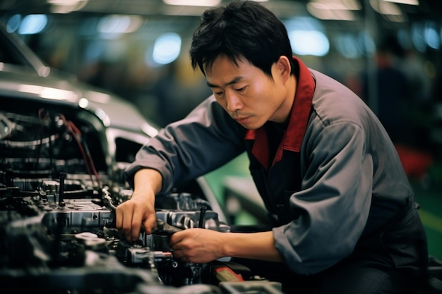 Photo de haute qualité de l'industrie automobile