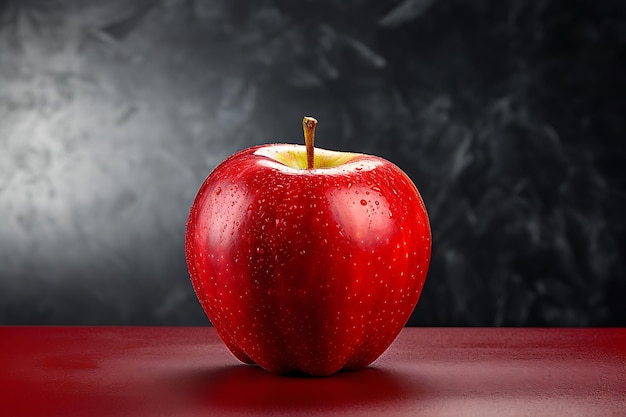 Photo de haute qualité de pommes sur table