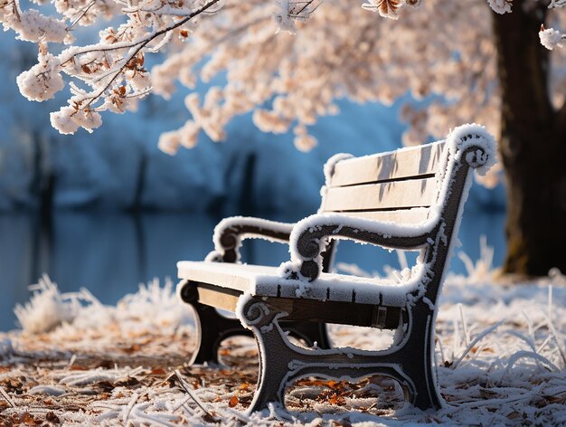 Photo la photo de l'hiver qui a remporté le prix