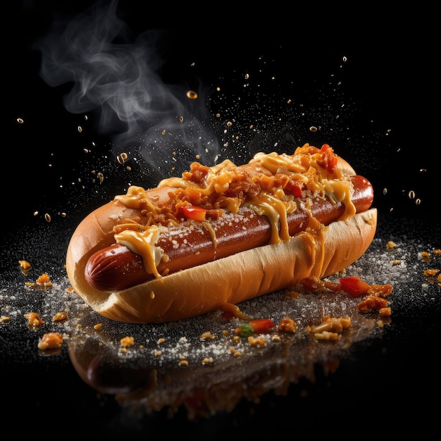 une photo de hot-dog