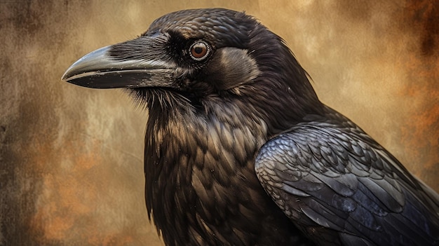 Photo d'identité de Crow capturant la beauté de la faune