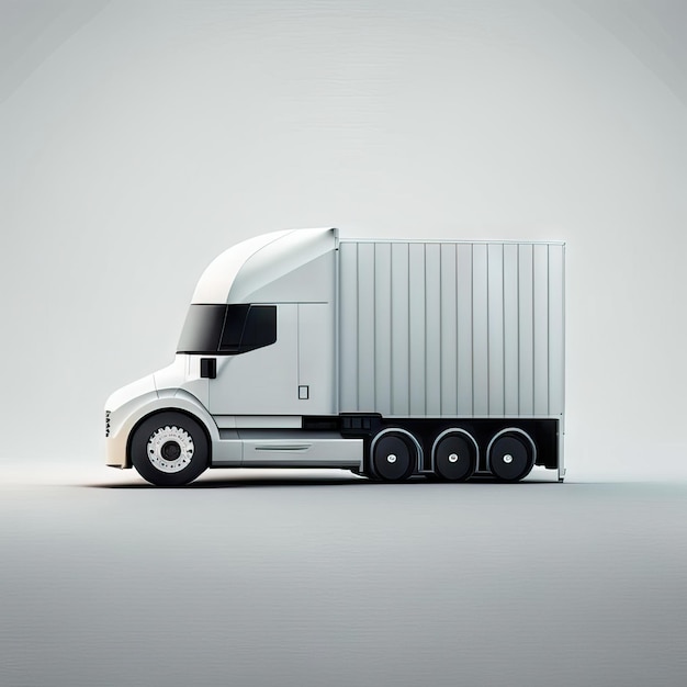Photo de l'illustration minimaliste du camion