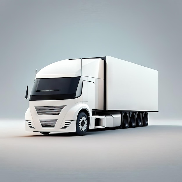 Photo de l'illustration minimaliste du camion