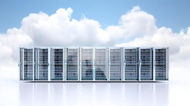 Une photo de l'infrastructure de cloud computing