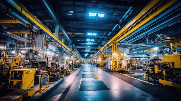 Une photo d'une installation de fabrication d'équipements industriels