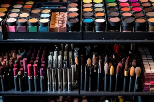 photo de l'intérieur d'un magasin de maquillage vide Photographie générée par l'IA