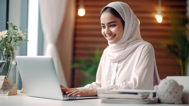 Photo d'une jolie femme d'affaires mature travaillant sur un ordinateur portable dans son poste de travail