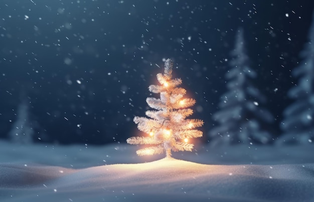 Photo de joyeux moment de noël avec une atmosphère chaleureuse