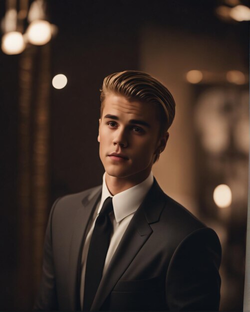 Photo de Justin Bieber chanteur canadien