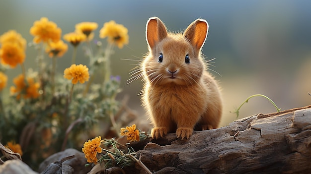 photo de lapin brun