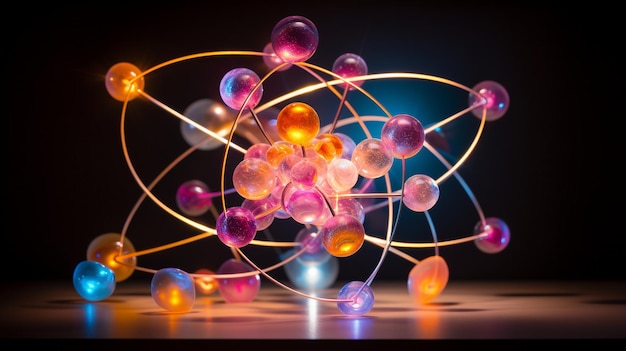 Photo des liaisons atomiques