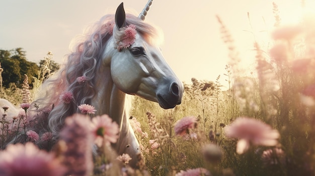 Une photo de licorne