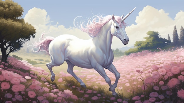 Une photo de licorne