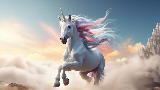 Une photo de licorne